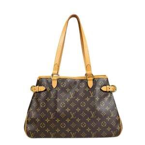 LOUIS VUITTON Brown Monogram Canvas Shoulder Bag